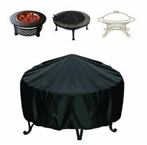 Outdoor Garden BBQ Burn Rain-Proof Anti-UV Round Barbecue Hood Small Round Table Hood Oven Hood