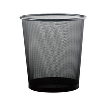 Staples YD M281S M281B L346B round metal mesh paper basket trash can for Home Office use