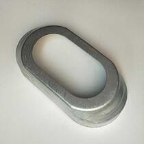 Armrest decoration cover 80 * 40 oval tube waist round pipe decoration cover oval cover pipe cover guard rail fitting