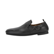 BALLY Baley PLANK series mens round head black daily casual leather shoes