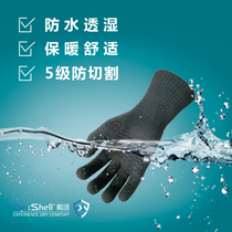 DexShell wear suitable cut-proof waterproof cold-proof non-slip gloves men and women warm touch screen knitted gloves Outdoor