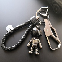 Stray Earth Space Robot Key Clasp Couple of Pendant Men Gift Benefits Girls Astronauts Hang Accessories