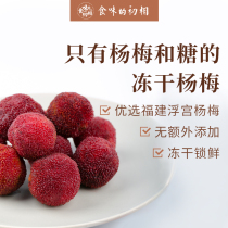 The first phase of the taste of freeze-dried Bayberry every day eat the floating Bayberry sweet and sour crisp 25g snacks candied fruit dried fruit