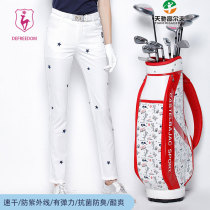 golf pants womens trousers summer golf womens pants sunscreen clothing casual slim womens spring and summer waist