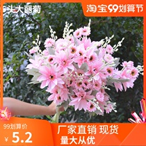 Simulation of single dahlia gerbera wedding road lead flower arrangement Tianzhu peony cosmos decorative fake flower Dahlia chrysanthemum