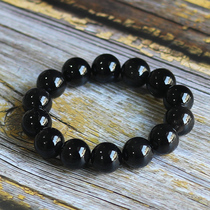 Natural real black buffalo horns bracelet Buddha beads play plate play with primary color yak men and women Tibet