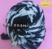 Silk screen flower material silk stocking material color silk stockings premium color silk screen black white
