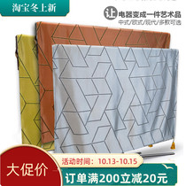 Light luxury TV Hood dust cover cover towel hanging desktop 55 inch 65 inch LCD TV dust cloth universal cover cloth