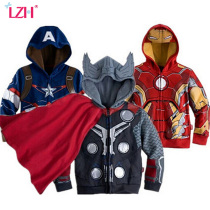 Spring Autumn Boys Jacket For Boys Spiderman Avengers