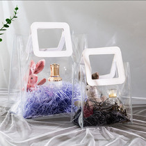 Xiuyun Net red PVC transparent high-grade gift bag cosmetics Wedding Gift Bag tote bag Valentines Day bag