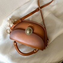 South Wind Chio2nd Pine Saddle Backet Retro Backet Bag Bag Landbag Lady luxury squad shoulder slope bag