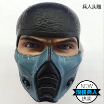 Spot End l toys EIT Mysterious Ninja 1:6 soldier head sculpture with foldable mask (batch)