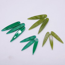 diy jewelry accessories Handmade ancient style headwear hairpin material imitation shell acetic acid bamboo leaf HL158