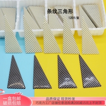 New Goods Triangle Cake Decoration Chocolate Inserts Cocoa Butter West Point Mousse Dessert Ornament Baking Accessories