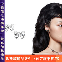 Moss New YVMIN Especially 22 Spring and Summer Female Personality Simple Butterfly Bow ear nails