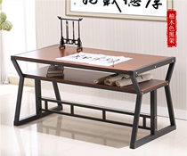 Chinese painting table Special table Household writing table Brush word writing Calligraphy table Simple office computer desk