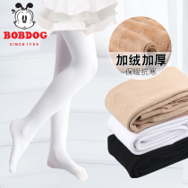 Girls  pantyhose thickened and velvet spring autumn and winter childrens leggings White stockings practice light leg artifact dance socks