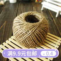 Creative home hemp rope Photo Wall special hemp rope DIY Hemp rope decorative hemp rope 2 strands diameter 2mm