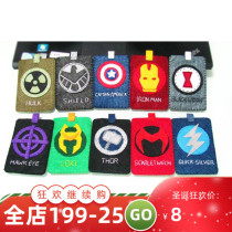 29 Non-woven Heroes Avengers Card Set Documents Bus Card Member Captain America