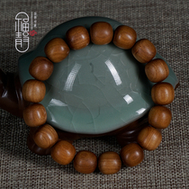 Indias old mountain sandalwood hand string 12mm buckets of pearl daughter Buddha beads hand strings Aroma Mellow milky scent