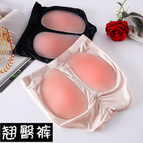 Hip-hip underpants female teething invisible beauty and hip postpartum comfortable silicone gel breathable no-scratchless deity