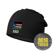 South Sudan South Sudan Baotou Hat Windproof Plus Suede Pile Hat Men and women Warm Headscarf Winter Sets No Boundaries