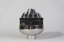 Stainless steel adjustable three-layer flower nozzle pool fountain nozzle water landscape nozzle 1 inch 1 inch 1 inch half 2 inch