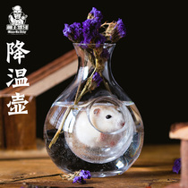 Hamster nest cooling room cooling pot thumb hole creative can add ice cooling decoration