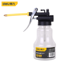 Deli plastic oil pot Transparent oil pot Oil gun machine refueling oiling pot oiler DL2402