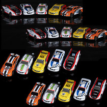 Iron simulation sliding car construction car Mini childrens car Sports car racing resistant boy toy model