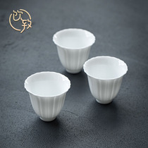 Drinking to blue and white porcelain master Cup Kung Fu Tea Cup ceramic tea cup small single cup female coaster personal cup tea ceremony