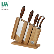Langma Germany imported stainless steel knife set Five-piece set of wooden handle kitchen household kitchen knife Three German knife set