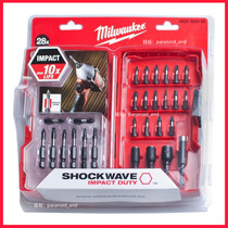  Milwaukee United States Miwoqi Miwoqi 28-pack Shock wave Screwdriver set 4932352455