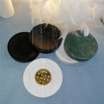  European-style soap dish Nordic marble soap box ins household marble bathroom bathroom storage decoration soap box