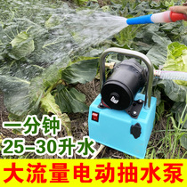  Small rechargeable pumping pump watering artifact Agricultural watering pumping machine Irrigation watering vegetables Household pastoral watering machine