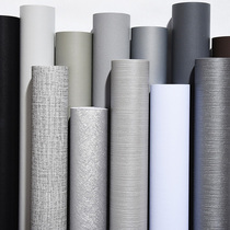 Wardrobe Sticker Background Wall Wallpaper Silver Grey Adhesive Modern Self-Stuck Wall Stickler Wedding TV Glossy Kitchen Cabinet