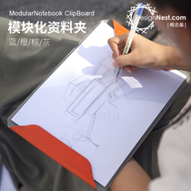 Alele ModularNotebook Modular notebook folder Magnetic adsorption writing board