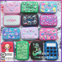  Australia Smiggle pen box Childrens stationery box Cute super cute zipper hard pen bag stationery box Pen box resistant to fall