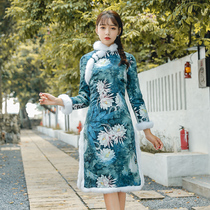 Cheongsam young girl 2021 new summer modified dress dress female 9256
