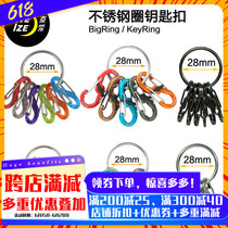 Nai Love NiteIze Celine Stainless Steel Type Keyring Keypipe Home Accessories 8 Words Button Outdoor EDC