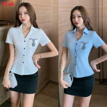 Foot bath foot therapy technician work clothes sexy Thin Hotel stewardess set new slim sauna foot body clothes women