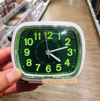 Japan NITORI Nidali Luminous Alarm Clock Bedroom Bedside Silent Alarm Clock Simple Digital Student Alarm Clock