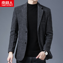 South Pole Chun Autumn Ji New suit jacket Mens middle-aged mens Dad clothes Business casual Western clothes jacket jacket