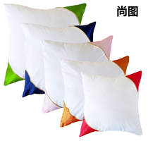 Thermal transfer blank pillow personality DIY pillow set color foot pillowcase advertising blank pillowcase cushion wholesale