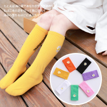 Next win childrens stocking socks summer girls Korean foreign style socks Korean candy color color Mid socks