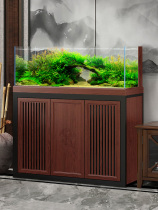 Minjiang household living room ultra-white glass ecological landscaping plant aquatic grass tank bottom filter small and medium-sized water-free goldfish tank