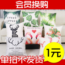 Old member customers 1 yuan to buy pillows