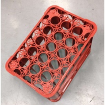 Plastic beer basket 24 bottles lattice cup frame beer box bottle 550ml snowflake red wine glass soda turnover box