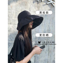 Japan anti-UV air top hat children summer black gum sunscreen with little sun protection and no tophat tide