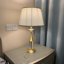 Home Bedroom Mi White Crystal Hotel Desk Lamp Room Light Bedroom Lamp Minima Romantic ins Bed Head Light Light Extravagant